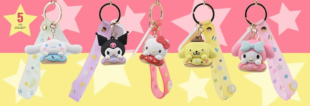 HELLO KITTY - Donuts Series - Assortiment 12 Keychain 15.5cm