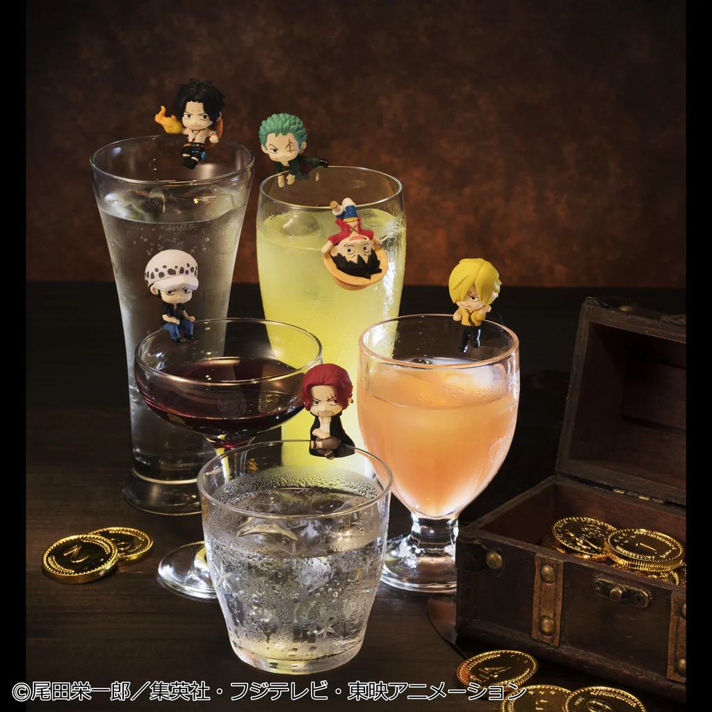 ONE PIECE - Ochatomo Pirate Party - Display Figure 5cm (8pcs)