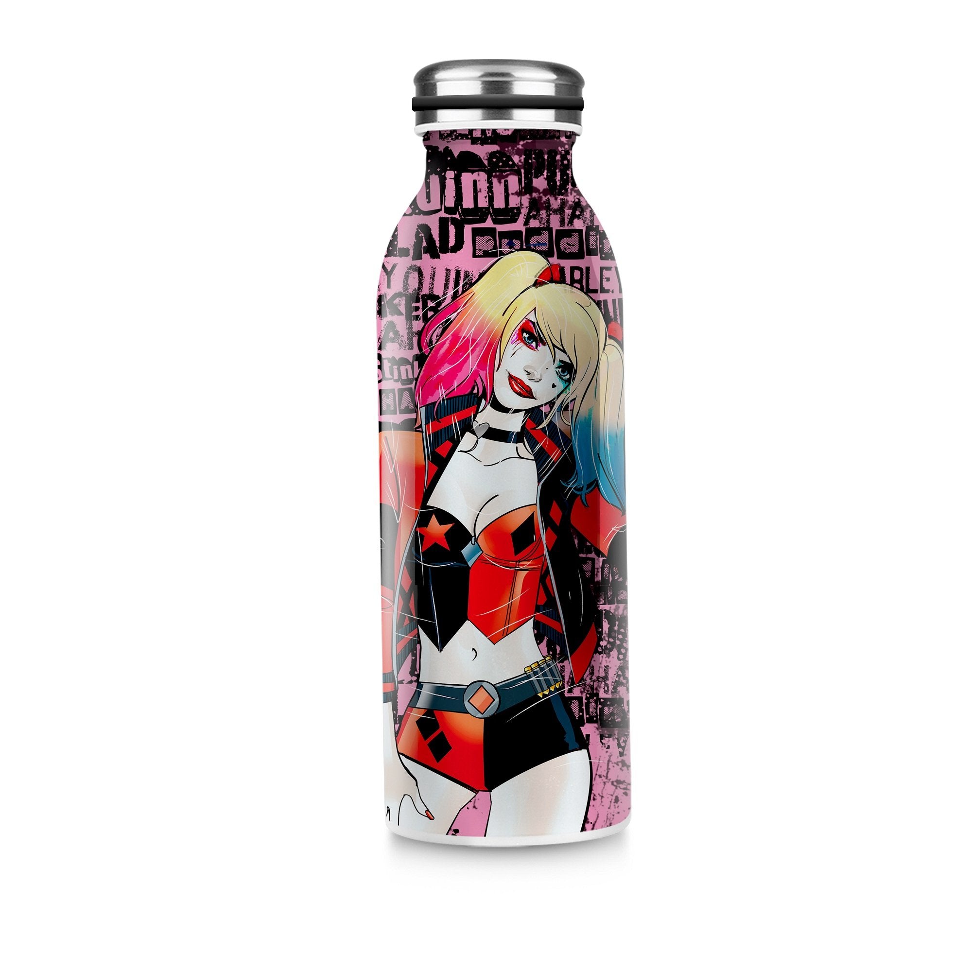 DC COMICS - Bouteille en Acier Inoxydable 500ml - Harley Quinn
