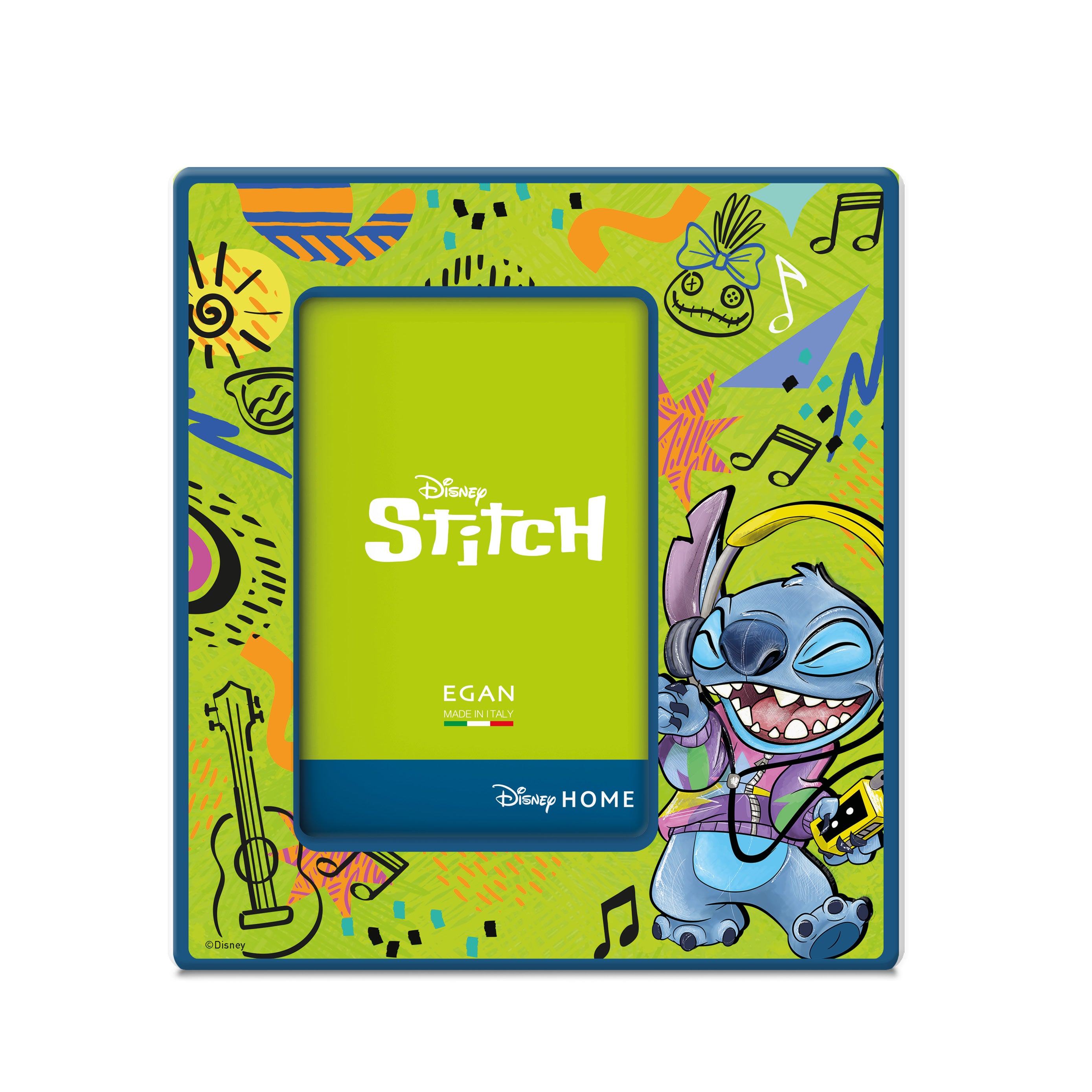 STITCH - Cadre Photo en Céramique 20x18cm - Vert
