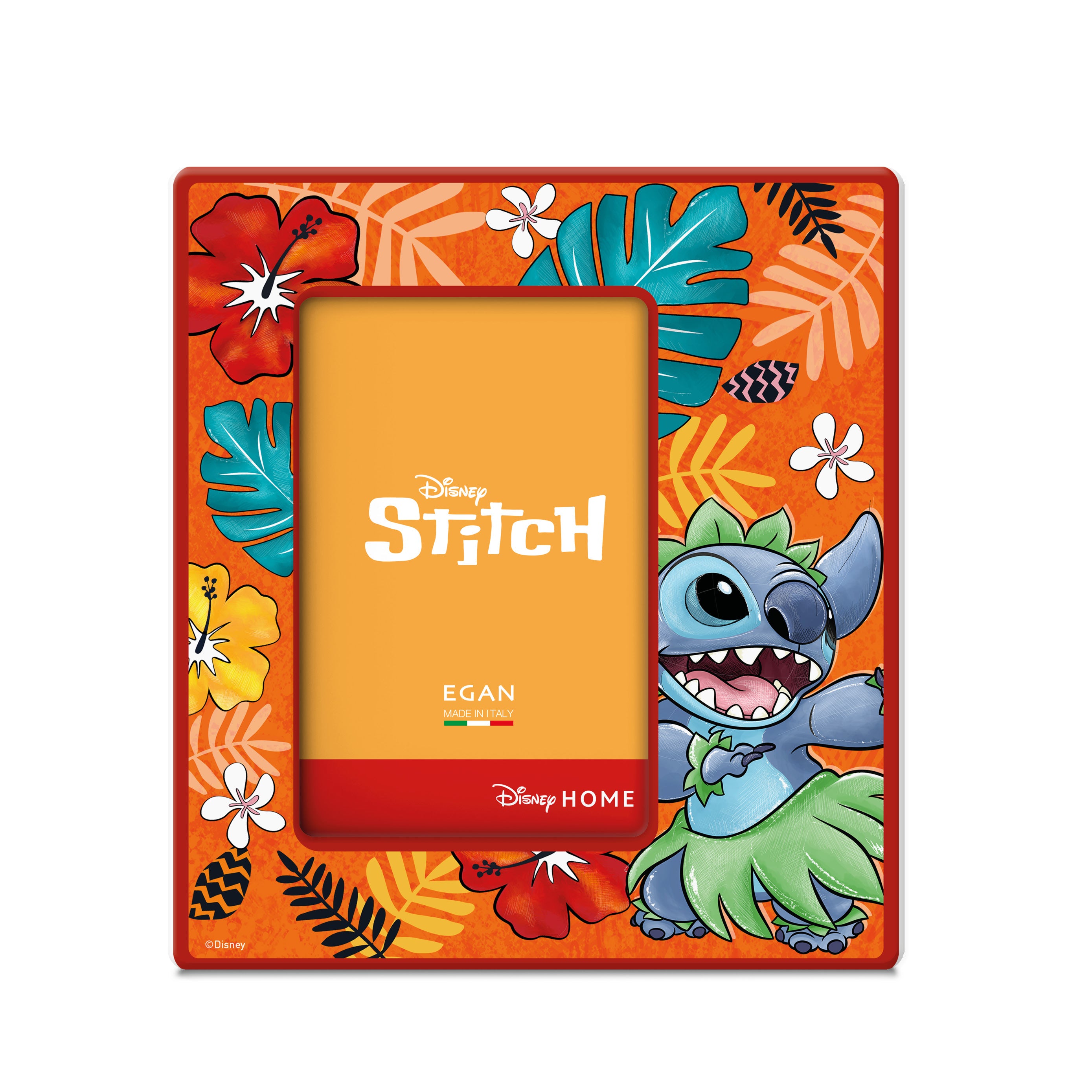 STITCH - Cadre Photo en Céramique 20x18cm - Orange