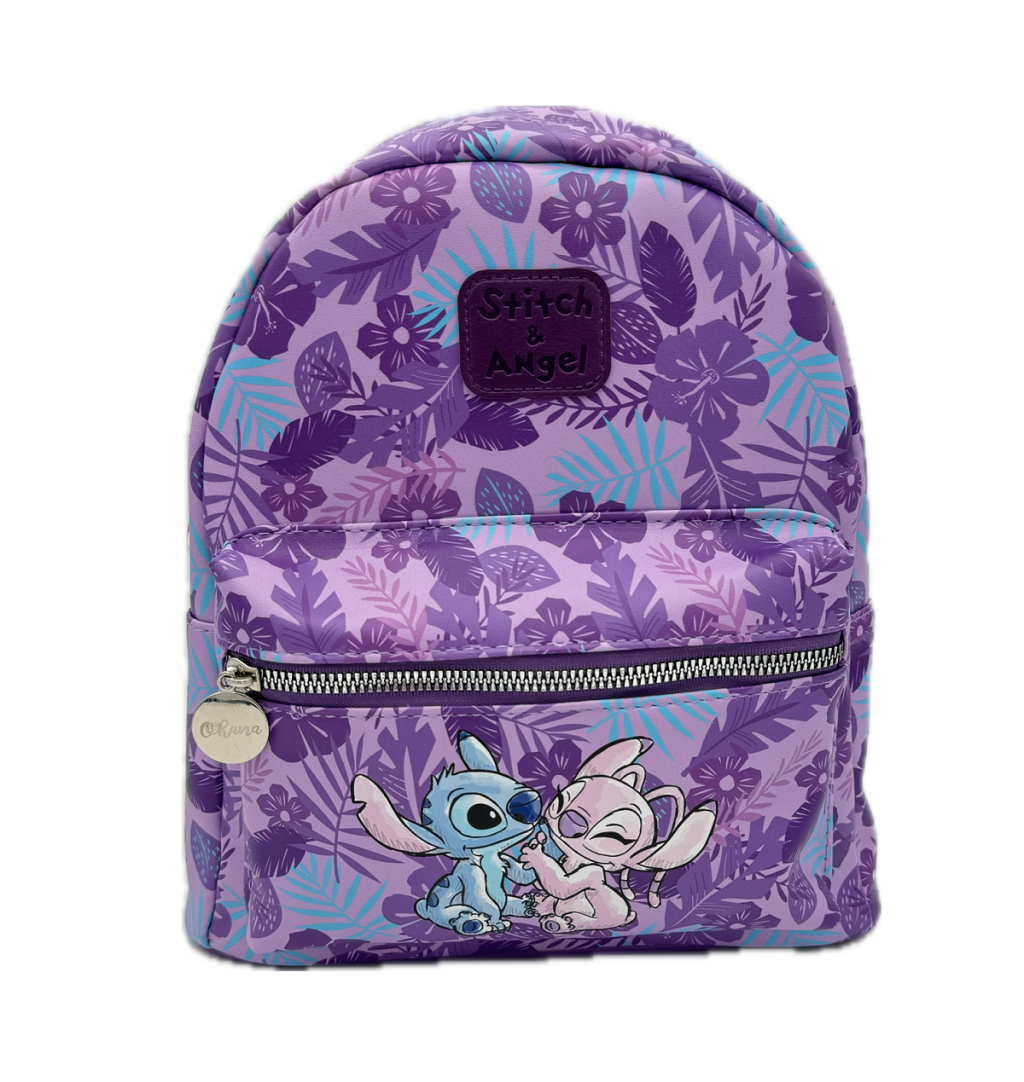 STITCH & ANGEL - Ohana - PU Backpack - 28x11x22cm