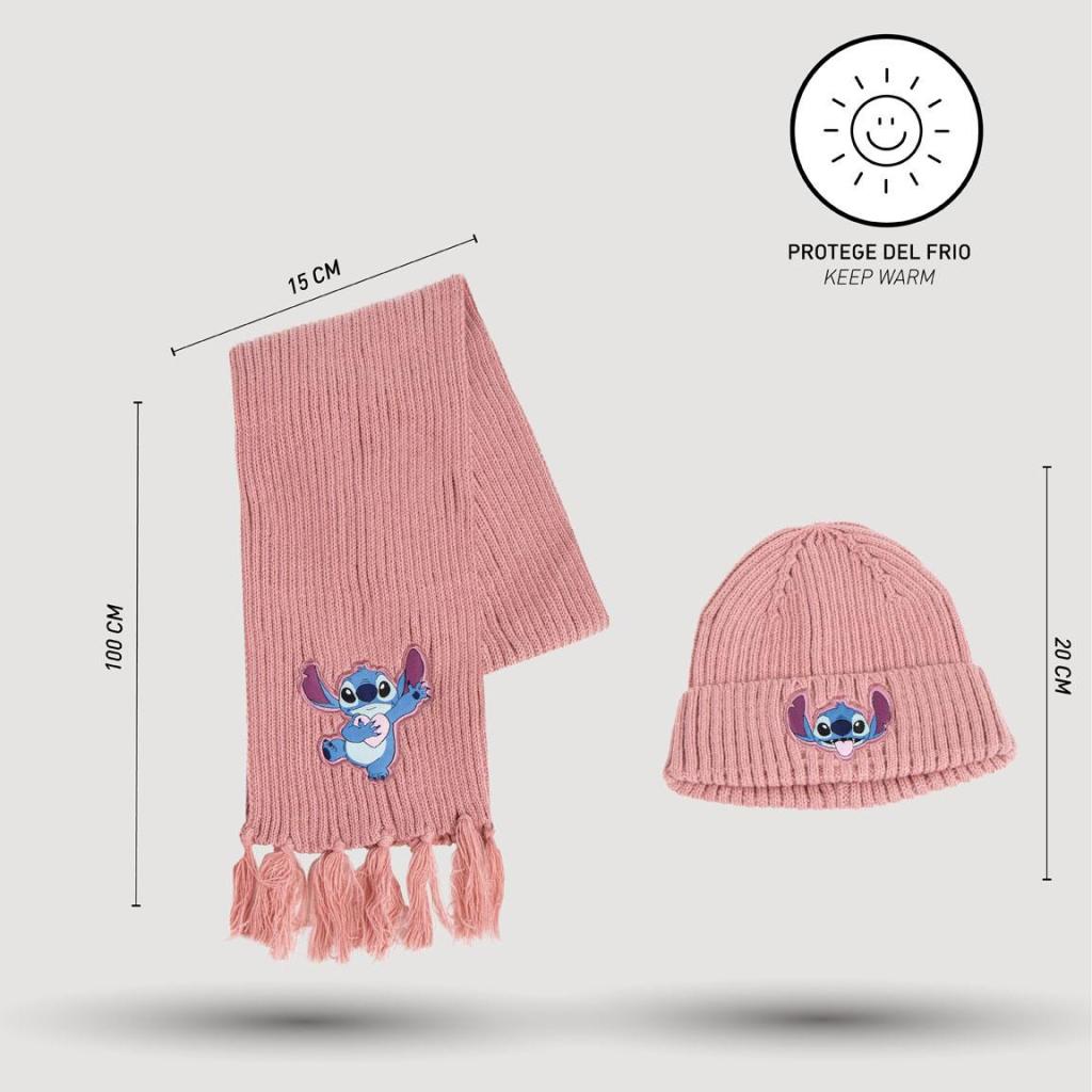 STITCH  - Set Beanie + Scarf - 2 pc