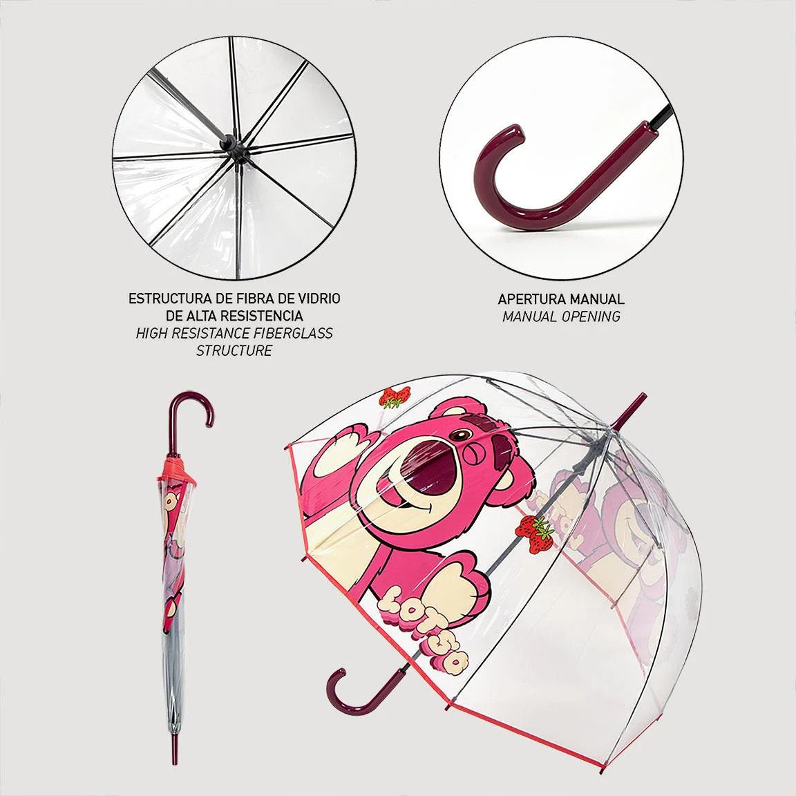 TOY STORY - Lotso - Umbrella - 60 cm