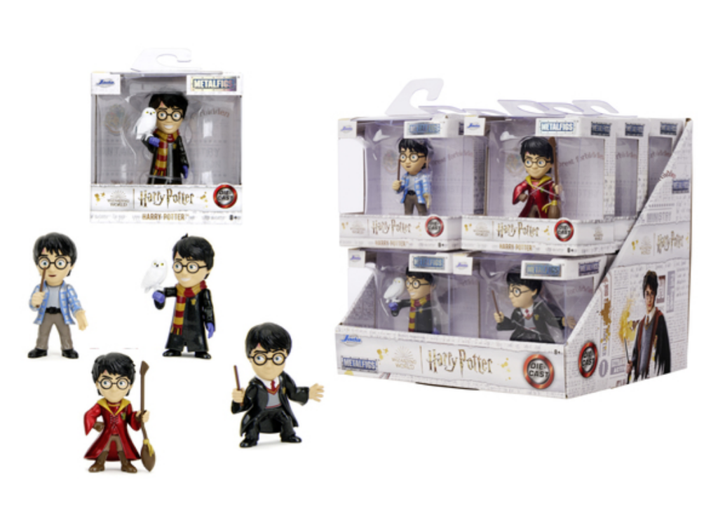 HARRY POTTER - Display of 2,5inch Figures - 4 Modèles - 12pc - Wave 1