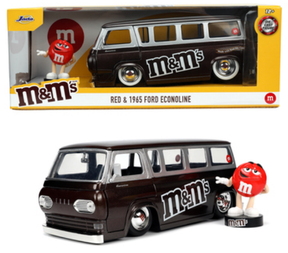 M&M'S - Red & 1965 Ford Econoline - 1:24