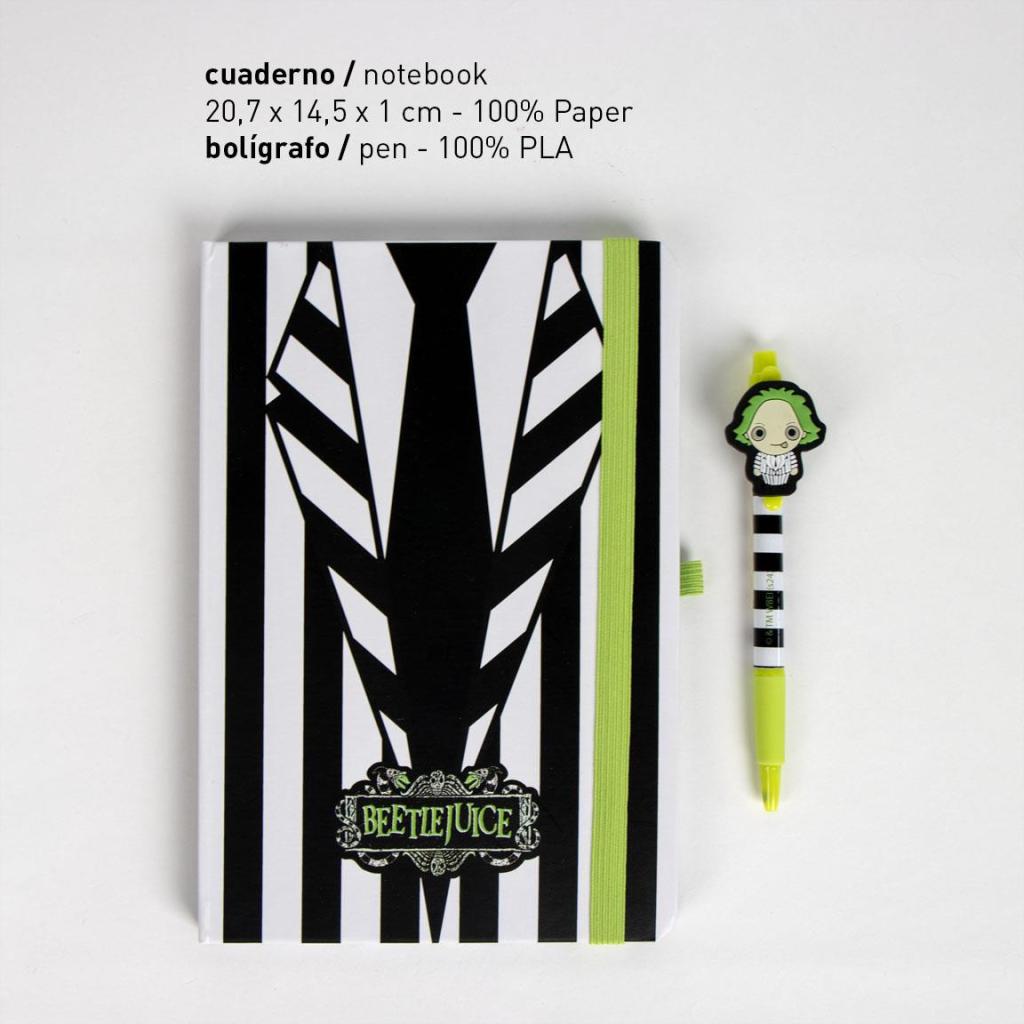 BEETLEJUICE - Premium Pack A5 Notebook + Pen