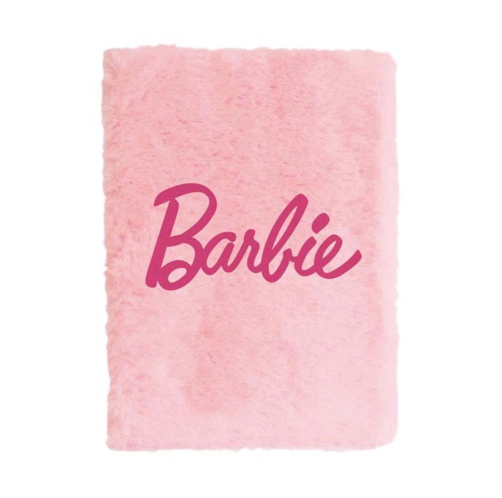 BARBIE - Premium Fur Notebook - Size A5