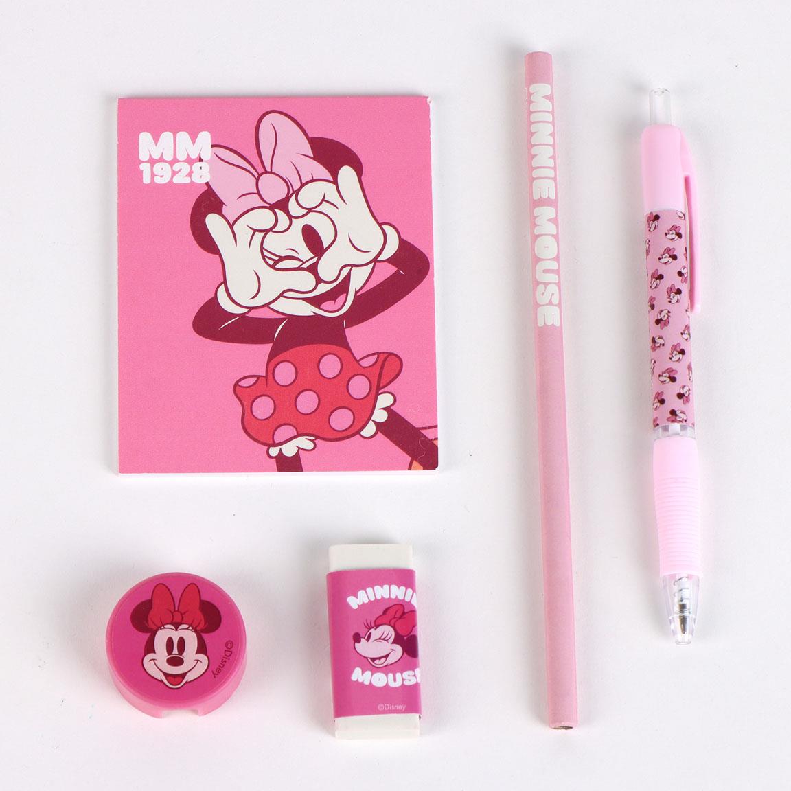 MINNIE - Display of 6 Stationery Packs 6pc.