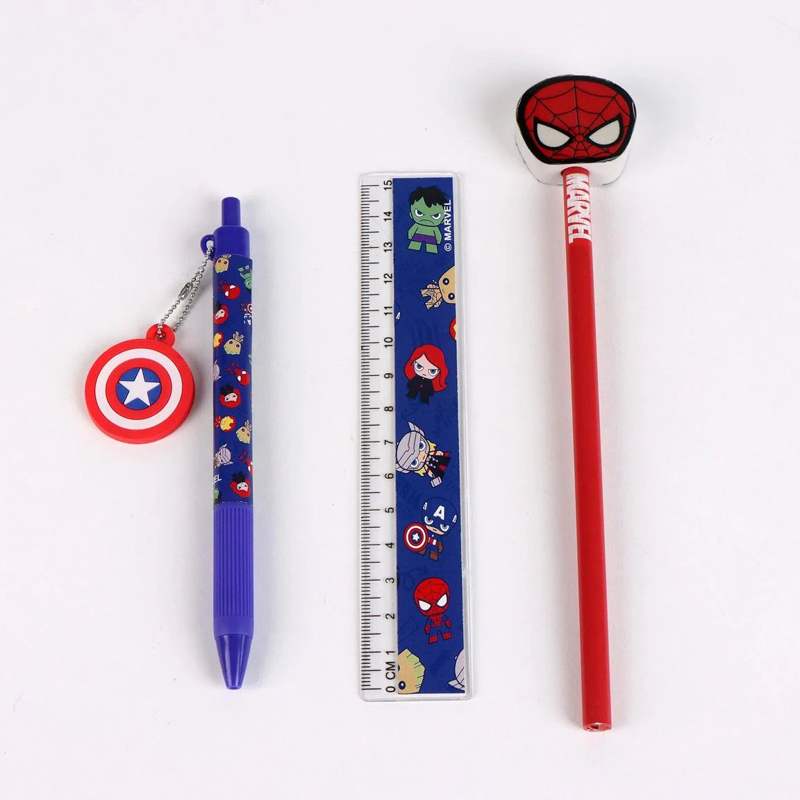 AVENGERS - Stationery Set - Pencil Pot + 3pc.