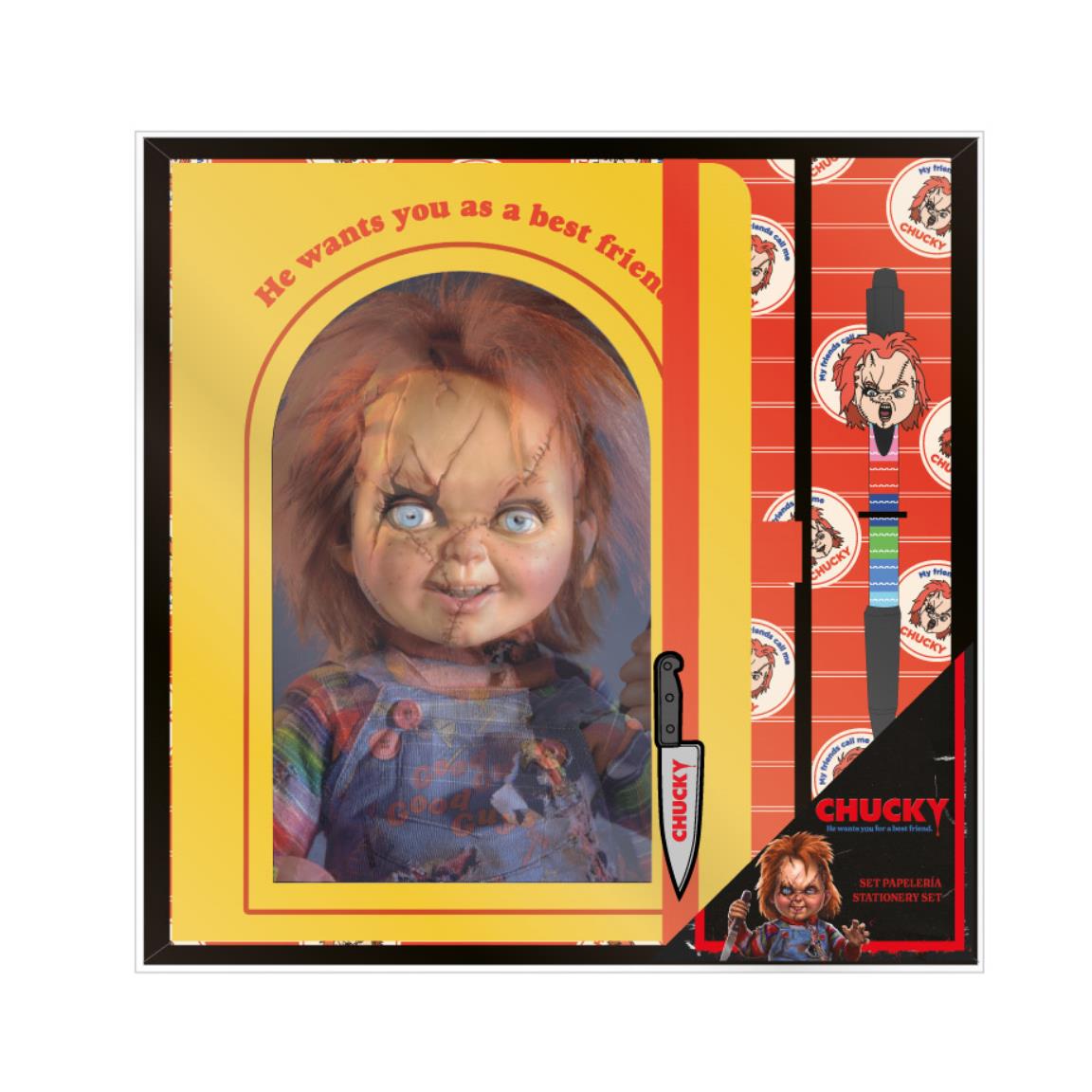 CHUCKY - Stationery Set - A5 Notebook + Pen