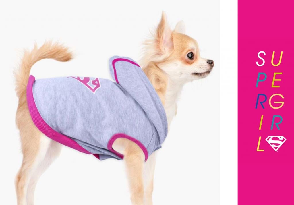 SUPERGIRL - Dog Hoodie - S