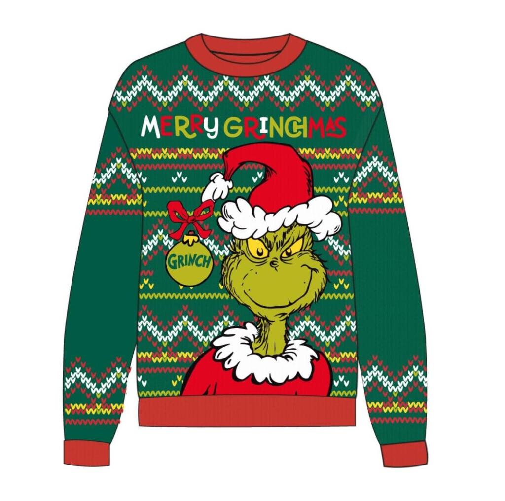 GRINCH-MAS - Merry - Christmas Jumper (L)