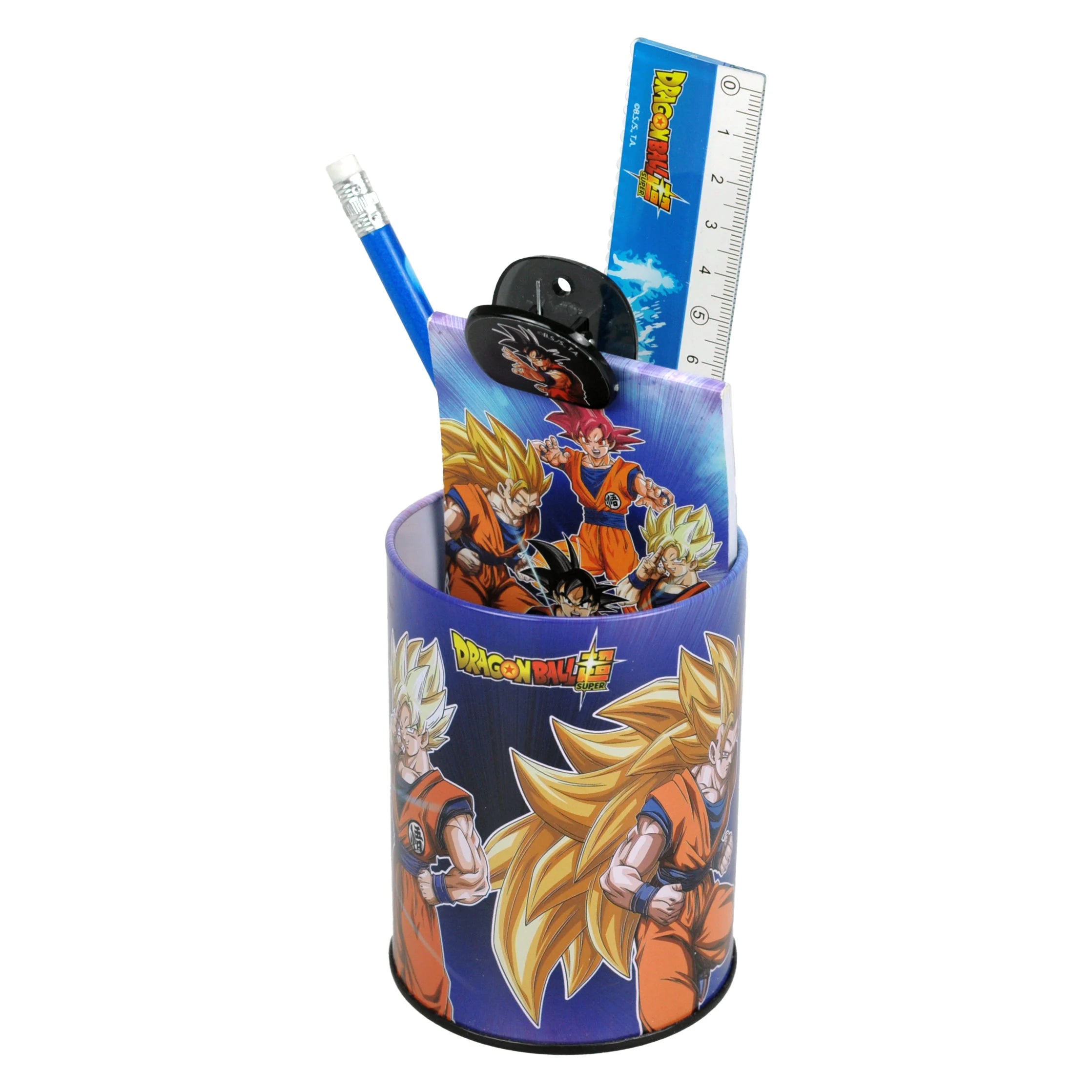 DRAGON BALL SUPER - Stationery Set + Pencil Pot - 7pc.