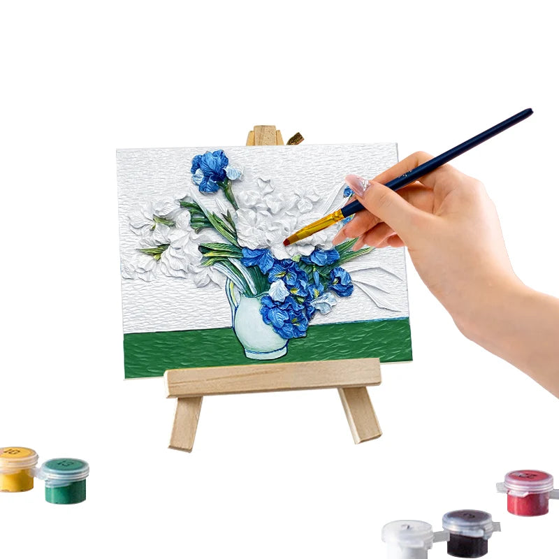 Resin DIY 3D Painting - Irises- 13.5x10cm