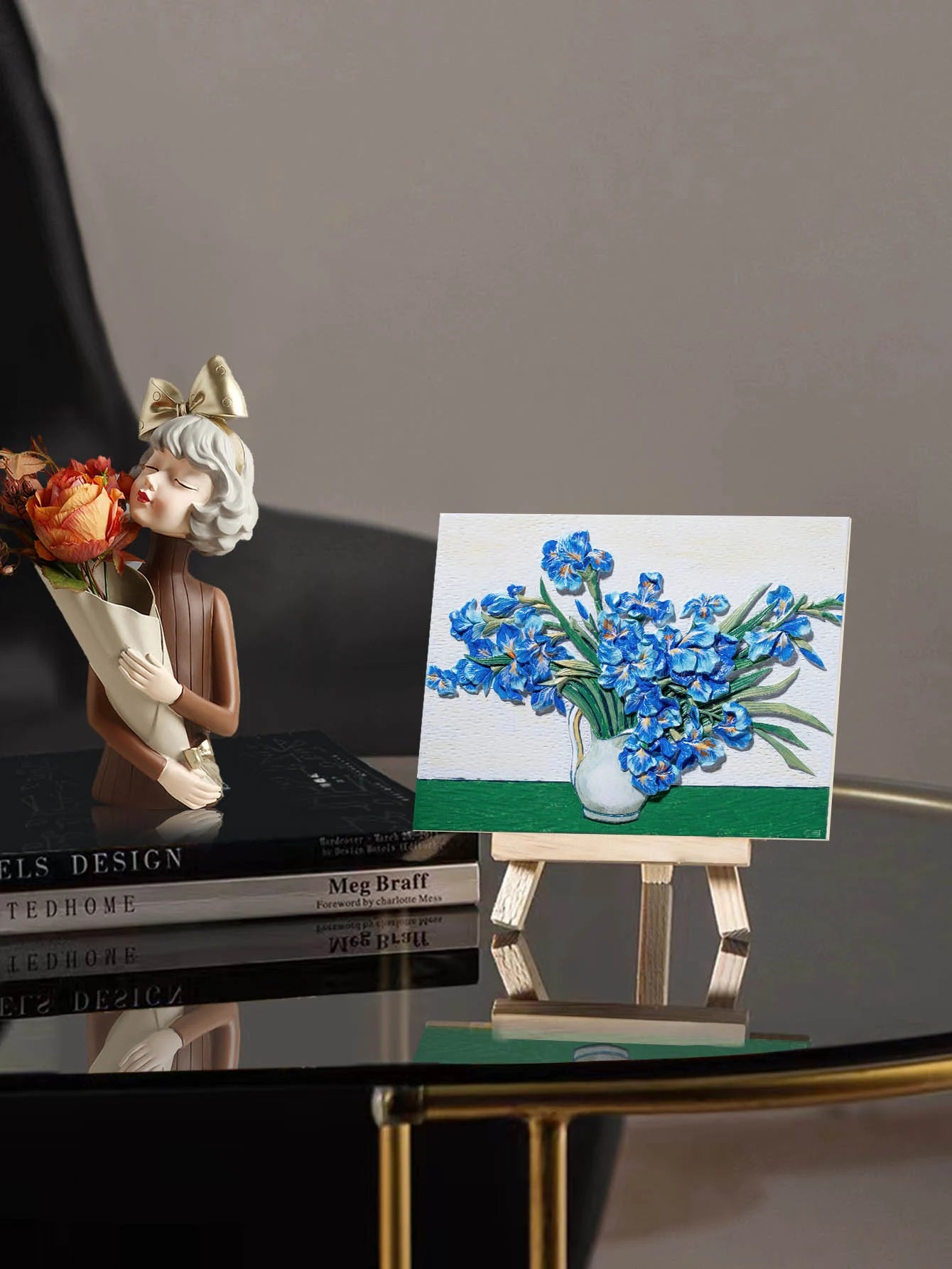 Resin DIY 3D Painting - Irises- 13.5x10cm