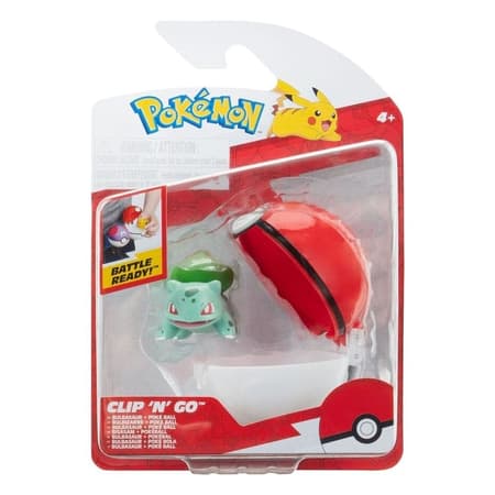 POKEMON - Bulbasaur and Pokeball - Clip 'N' Go