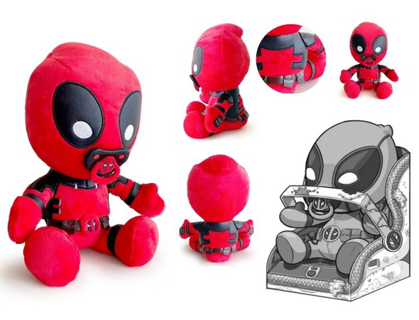 DEADPOOL - Babypool - Peluche 25cm