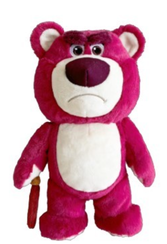 TOY STORY - Lotso with walking stick - Plush 25 cm