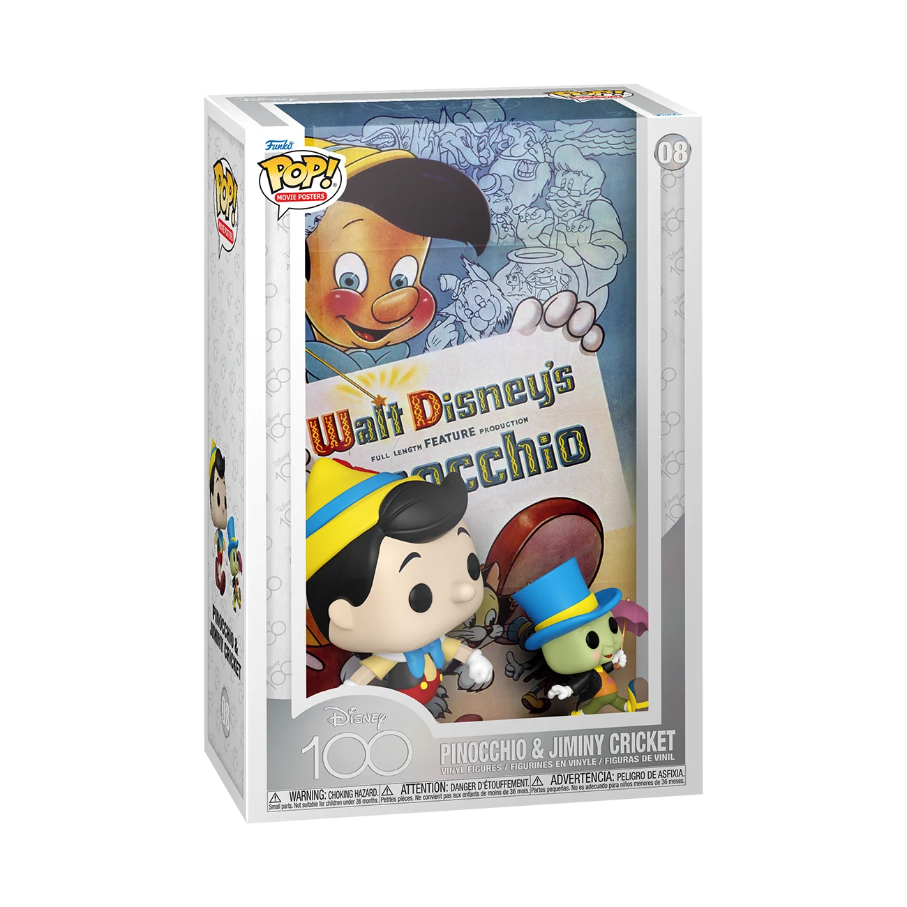 DISNEY - POP Movies Poster N° 08 - Pinocchio