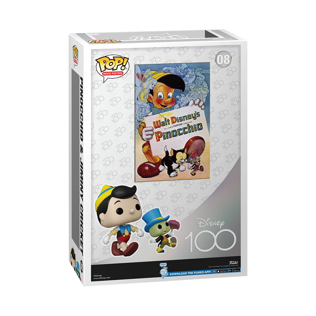 DISNEY - POP Movies Poster N° 08 - Pinocchio