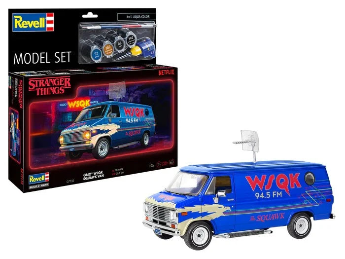 STRANGER THINGS S5 - GMC WSQK Squawk Van - Model Kit 1/25