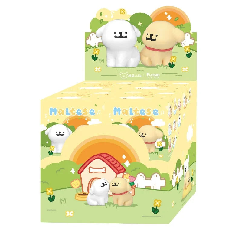 MALTESE - Happy Snuggling Series - Blind Box 8 X 2 Figure set 5-9cm