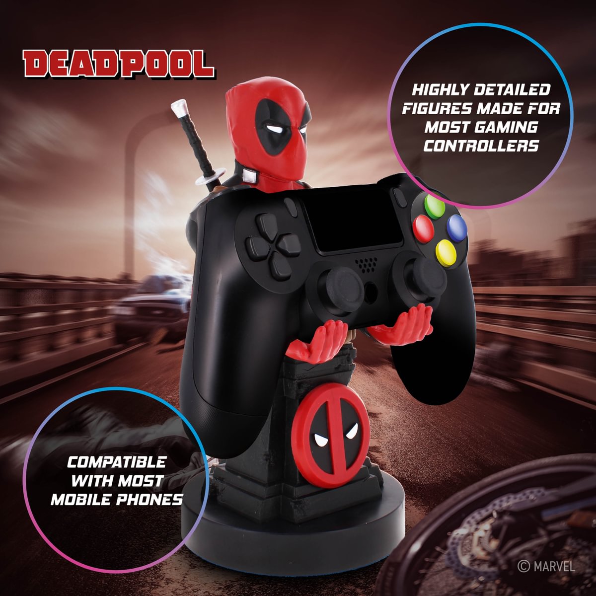 DEADPOOL - Controller & Phone Support - 20cm