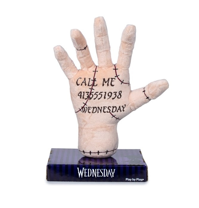 WEDNESDAY - Thing - 3 Assortments Plushes 25cm + Holders - 12pc.