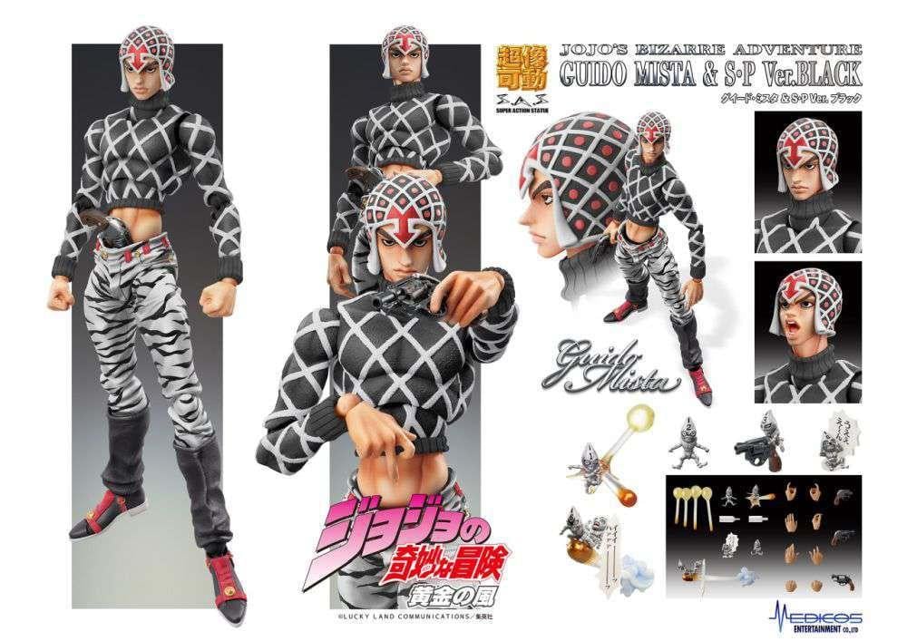 JOJO PART 5 - Mista & Sex Pistol - Figurine Chozokado 15cm