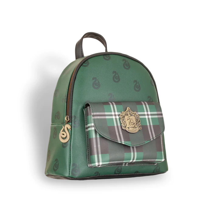 HARRY POTTER - Slytherin - Mini Plaid Backpack '25x25cm'