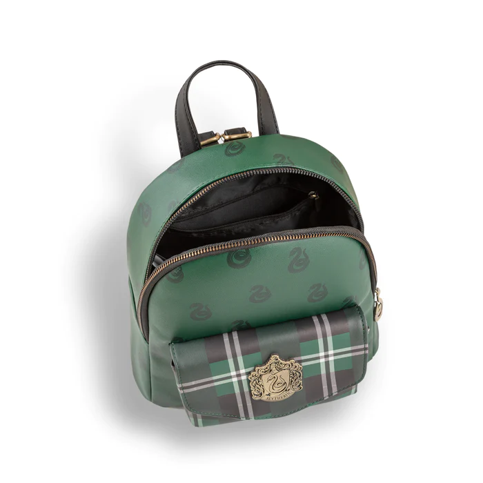 HARRY POTTER - Slytherin - Mini Plaid Backpack '25x25cm'