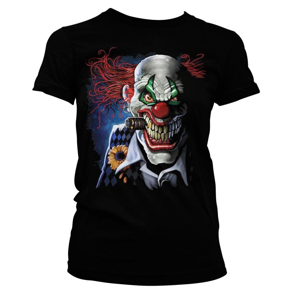HORROR - T-Shirt Joker Clown - GIRL (L)