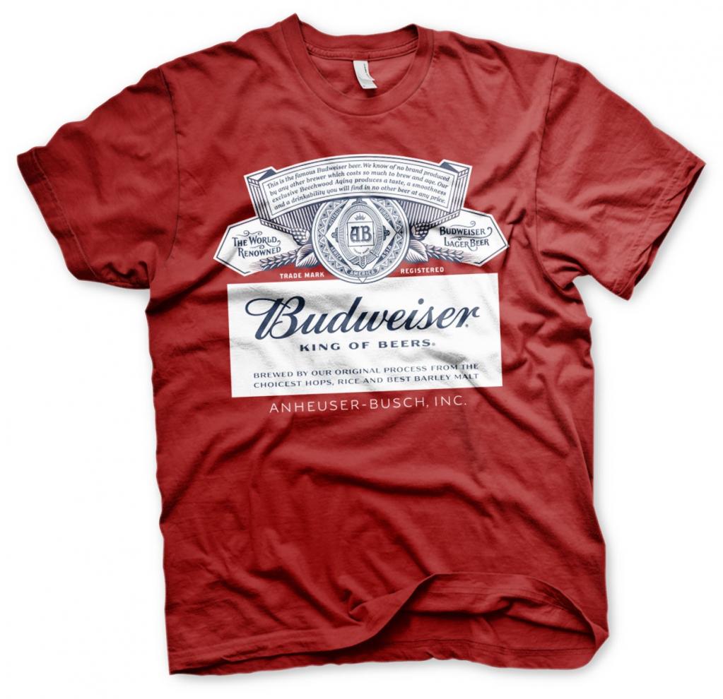 BEER - Budweiser Red Label - T-Shirt - (M)