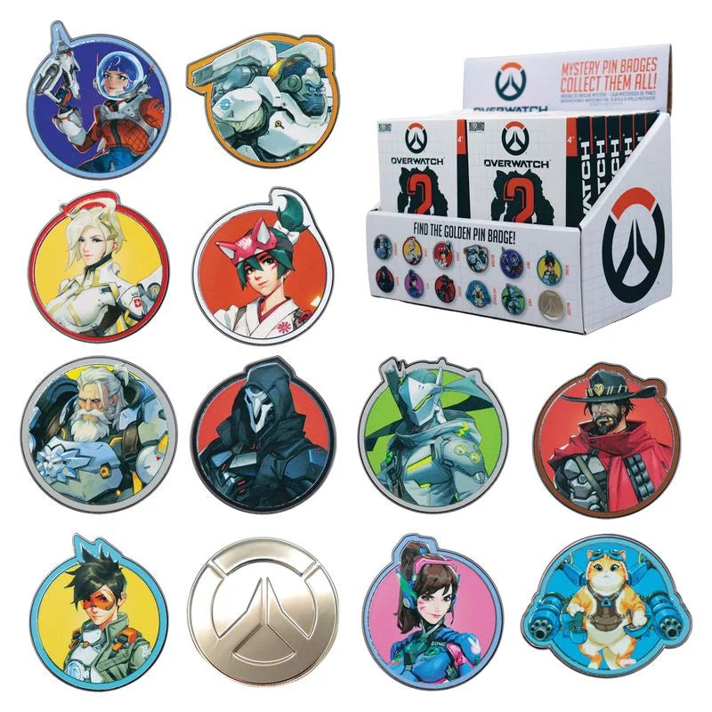 OVERWATCH - Mystery Box of 12 Pin Badge