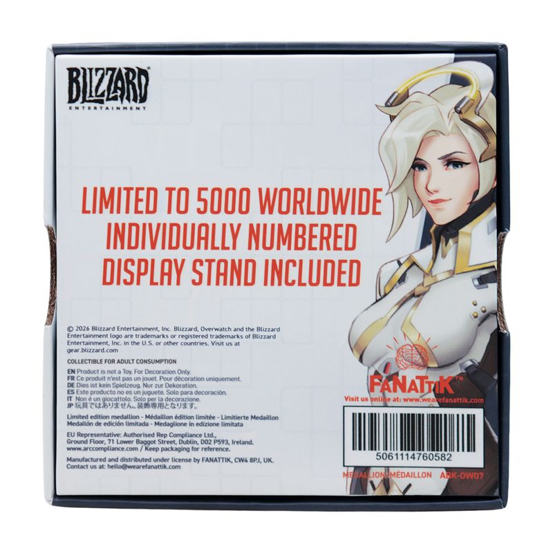 OVERWATCH - Mercy - Limited Edition Medaillon