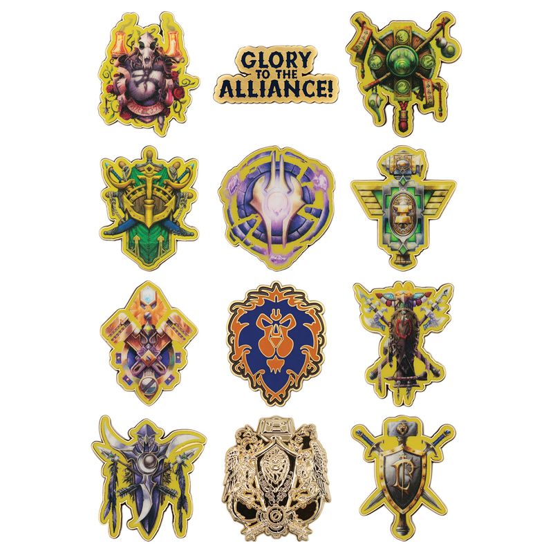 WORLD OF WARCRAFT - Alliance - Mystery Box of 12 Pin Badge
