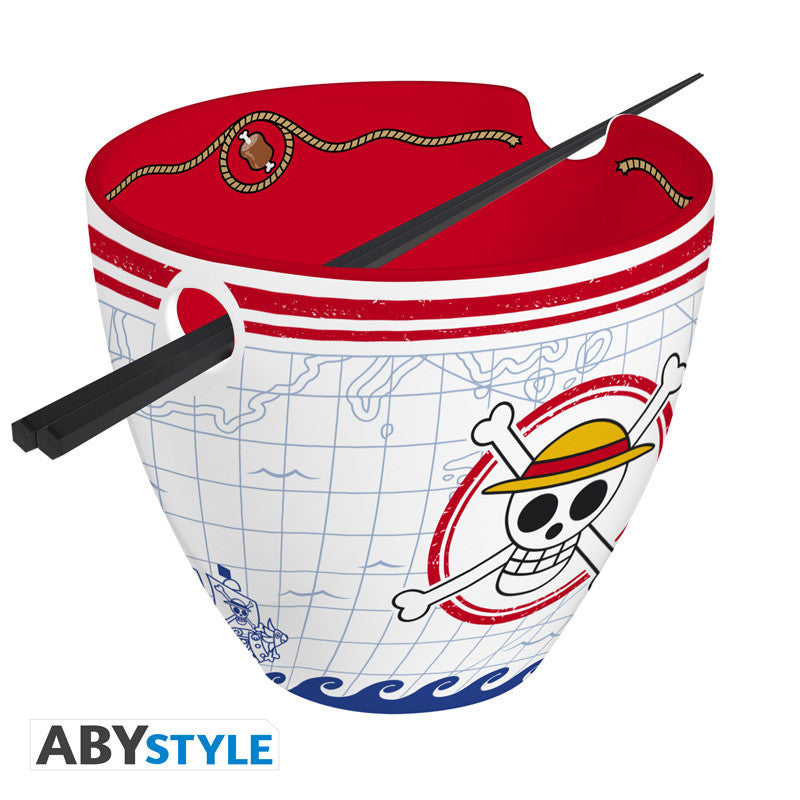 ONE PIECE - Monkey D. Luffy - Ramen bowl with chopsticks 370ml