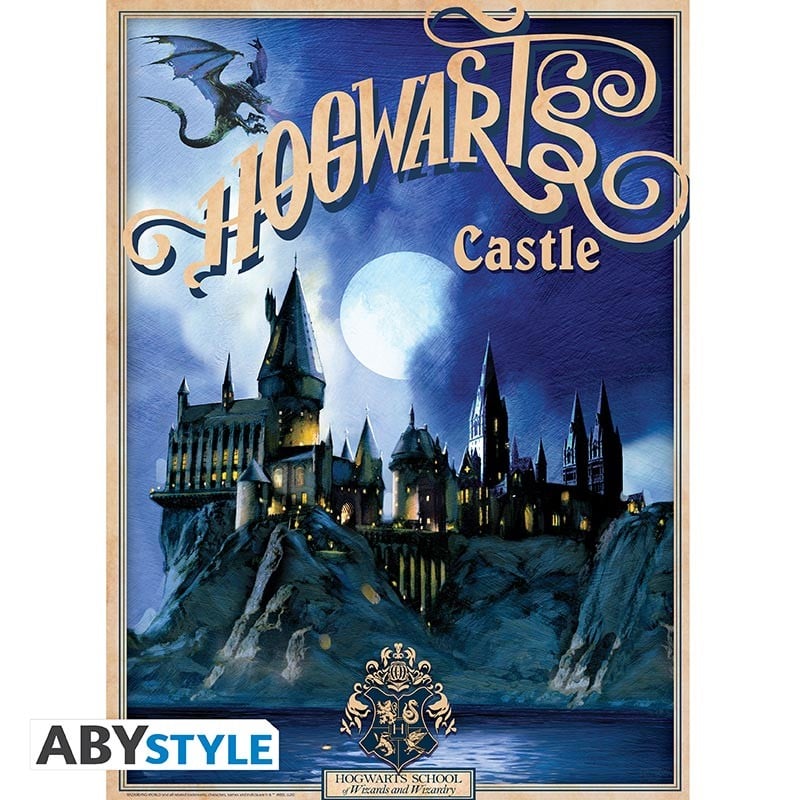 HARRY POTTER - Poudlard & Diagon Alley - Set de 2 posters '52x38'