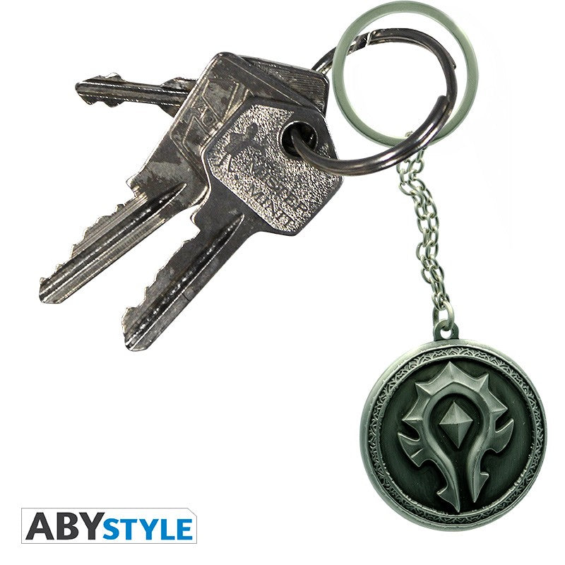 WOW - Metal 3D Keychain - Horde