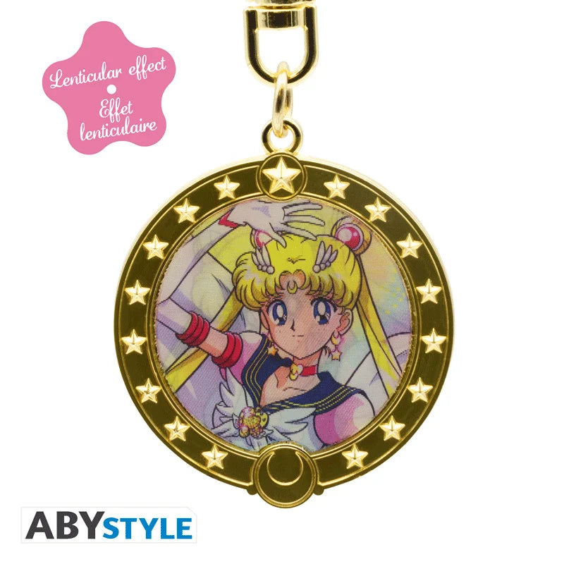 SAILOR MOON - Usagi & Sailor Moon - Keychain Lenticular