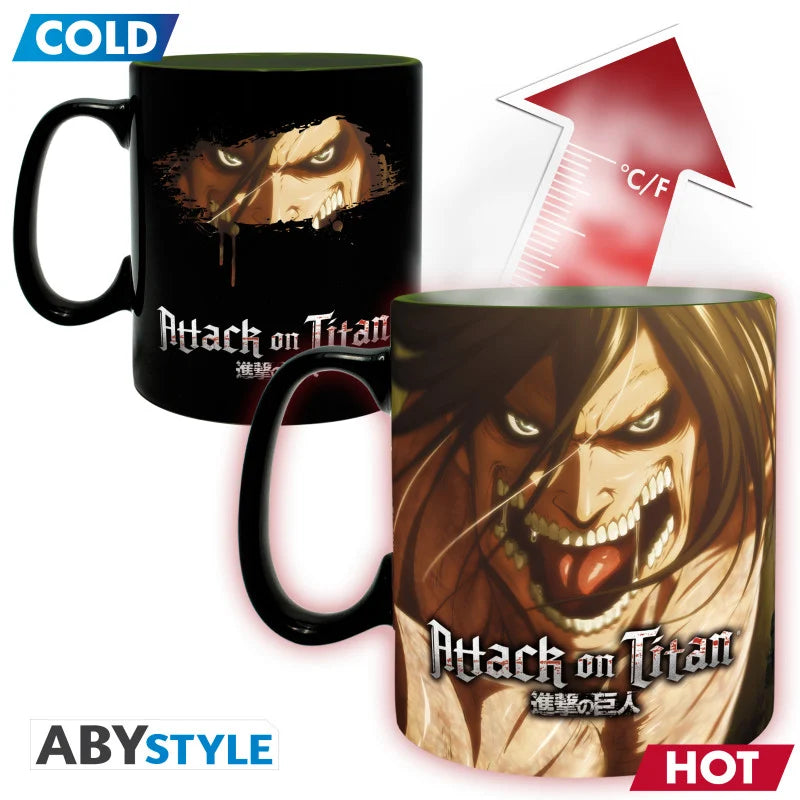 ATTACK ON TITAN - Titans - Mug Heat Change 460ml