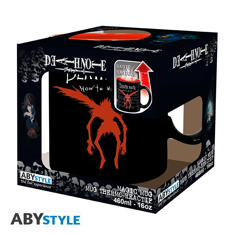 DEATH NOTE - L & Light - Mug Heat Change 460ml