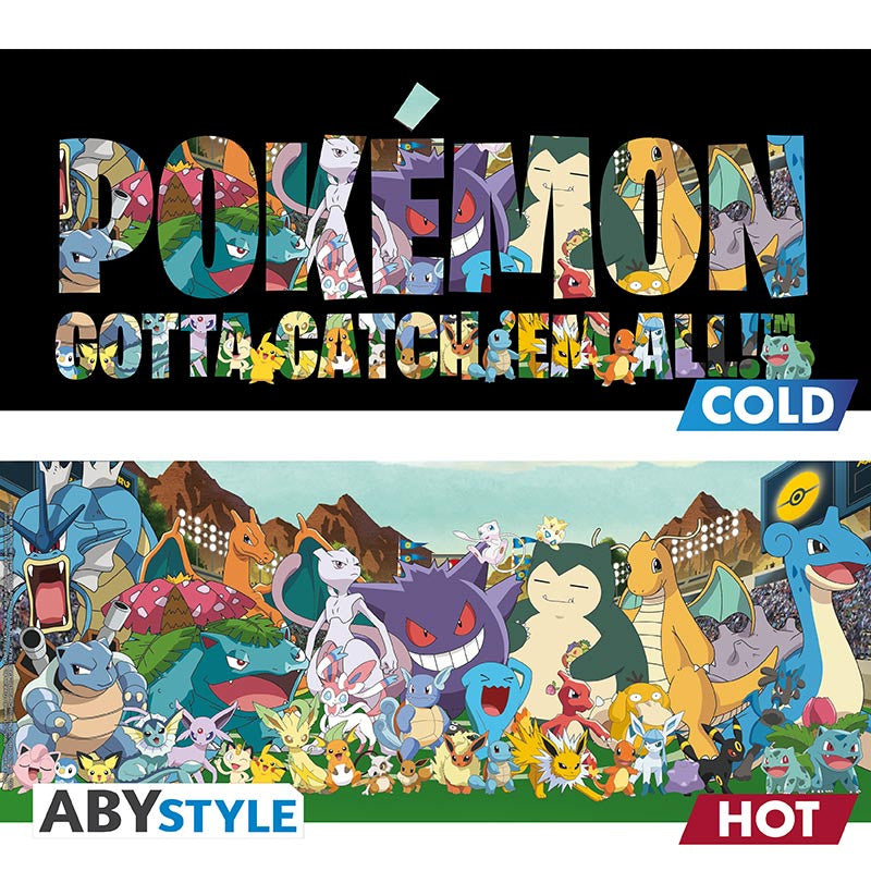 POKEMON - Catch them all - Mug Heat Change 460ml