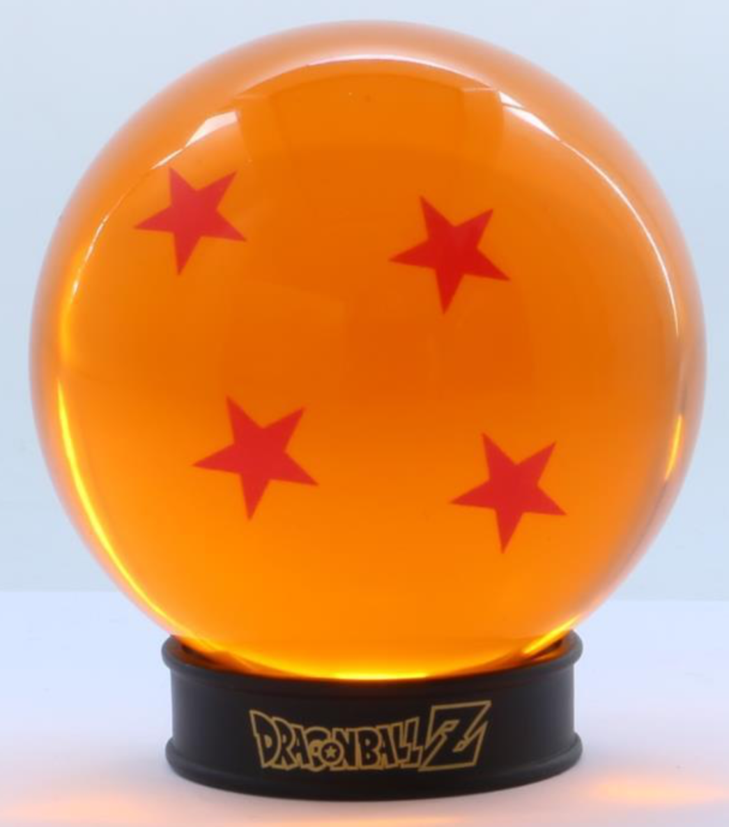 DRAGON BALL - Crystal Ball 75mm with Collector Basis