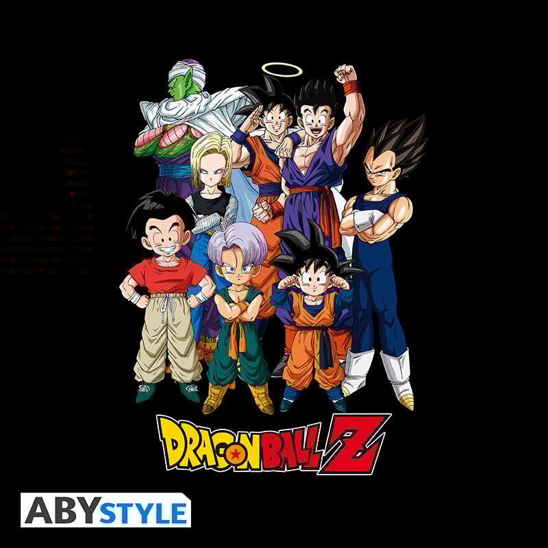 DRAGON BALL - T-Shirt DBZ Goku's Group Unisex black (L)