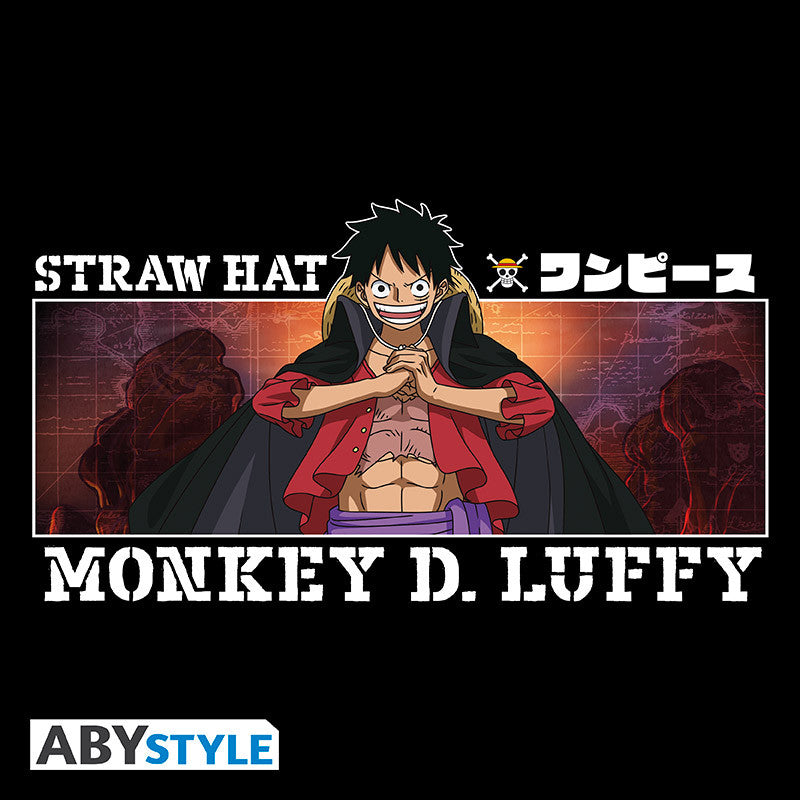 ONE PIECE - T-Shirt Monkey D.Luffy Unisex black (M)