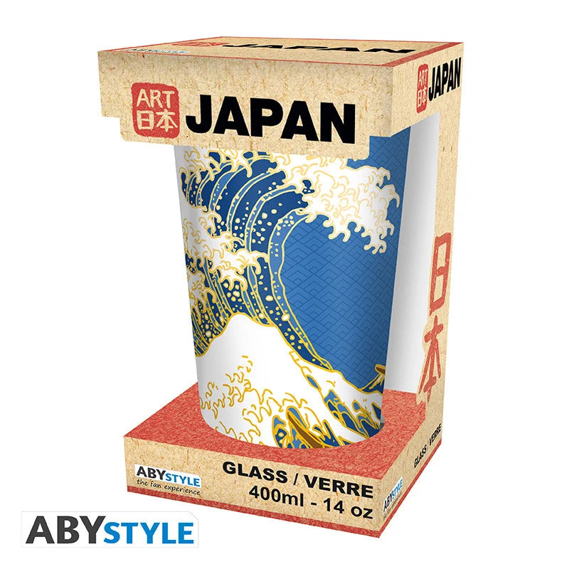 HOKUSAI - Great Wave - Premium XXL Glass 400ml