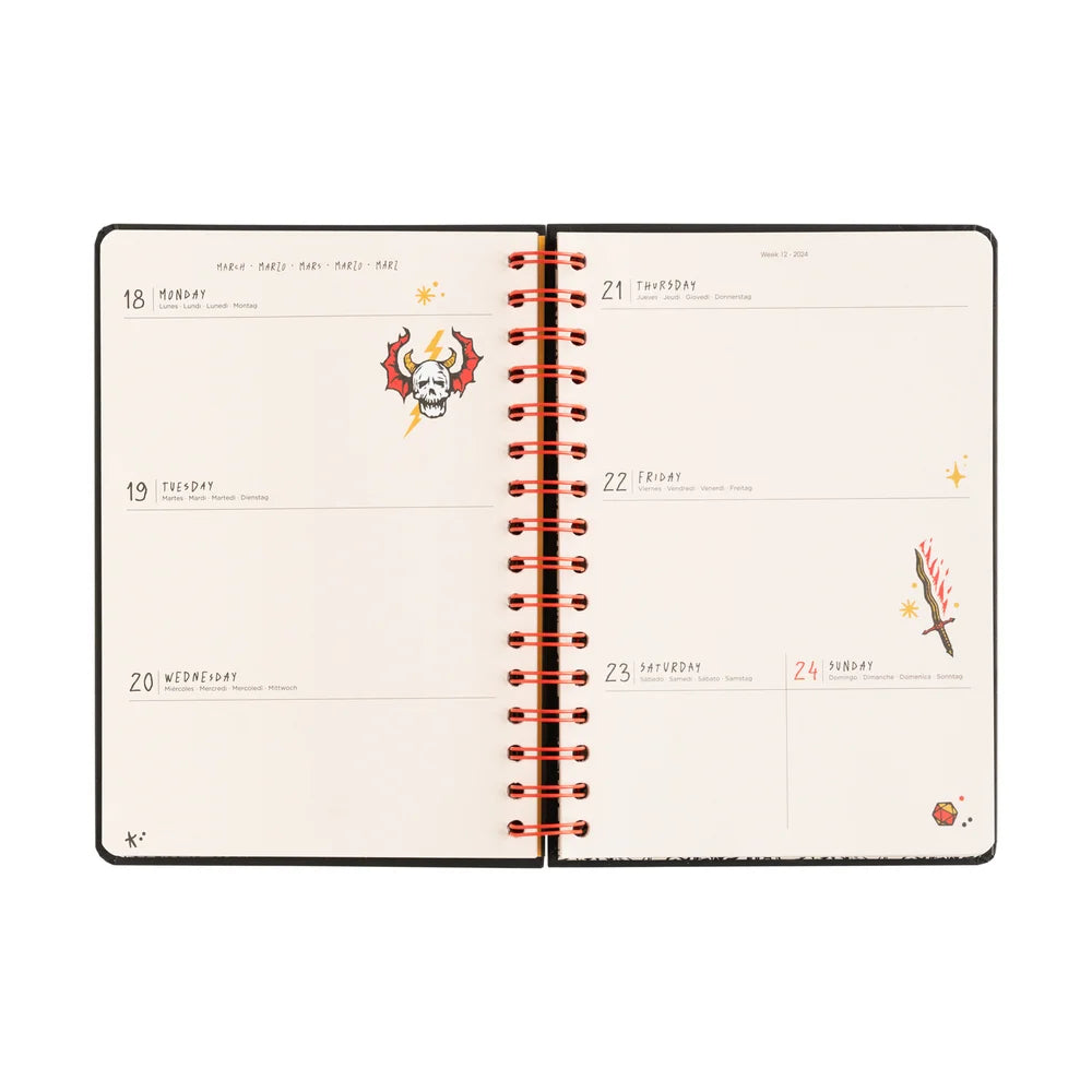 STRANGER THINGS - A5 Agenda 2023/2024 - 12 Months