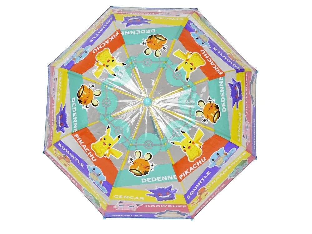 POKEMON - Pikachu & Friends - Manual Transparent Umbrella 48 cm